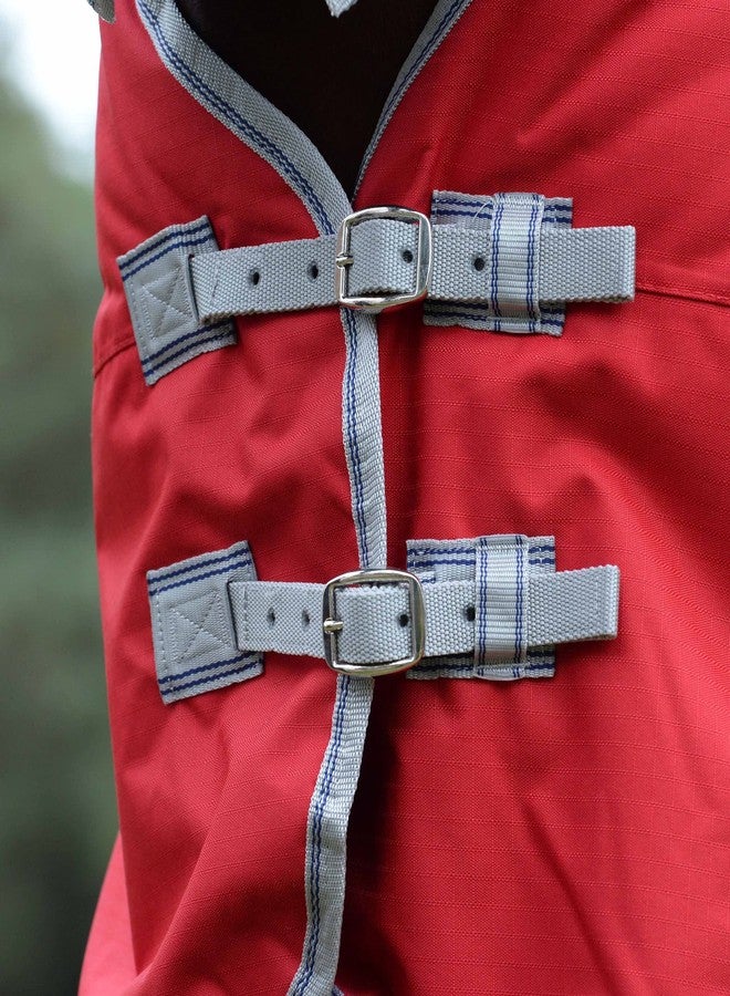 WeatherBeeta ComFiTec Classic Standard Neck Lite, Red/Silver/Navy, 63" - Image 4